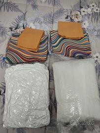 Due Piumoni Ikea con Copripiumini e Federe