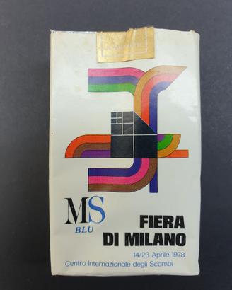 RARO PACCHETTO VUOTO MS BLU FIERA DI MILANO 1978