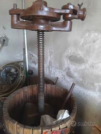 torchio e macchina uva