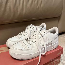 Air force 1 bianca all white sneaker- scarpe