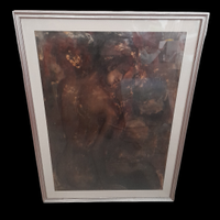 Quadro astratto moderno con cornice