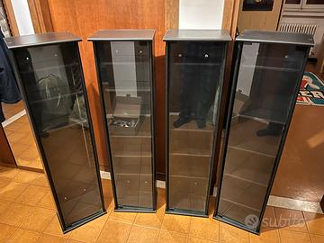 Vetrinette in legno porta Cd e/o Libri