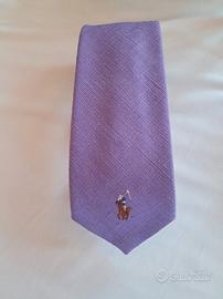 Cravatta viola Polo by Ralph Lauren 