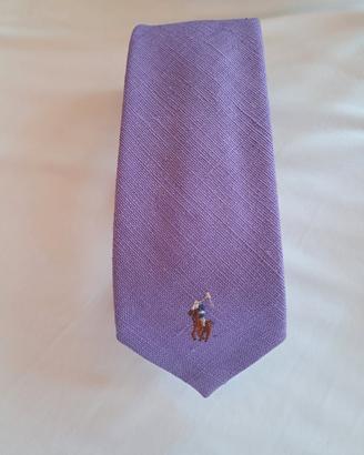 Cravatta viola Polo by Ralph Lauren 