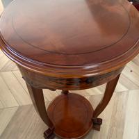 Colonna in radica di mirto in stile Biedermeier