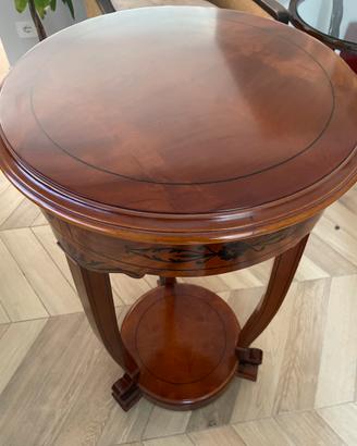 Colonna in radica di mirto in stile Biedermeier