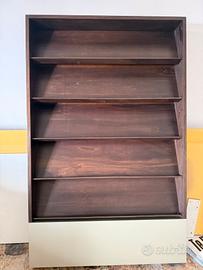 Scaffale a mensole libreria in legno