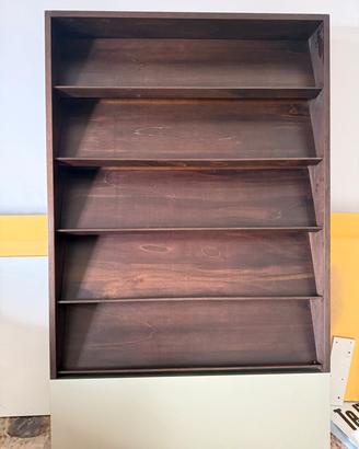 Scaffale a mensole libreria in legno