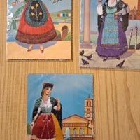 Cartoline italiane costumi regionali