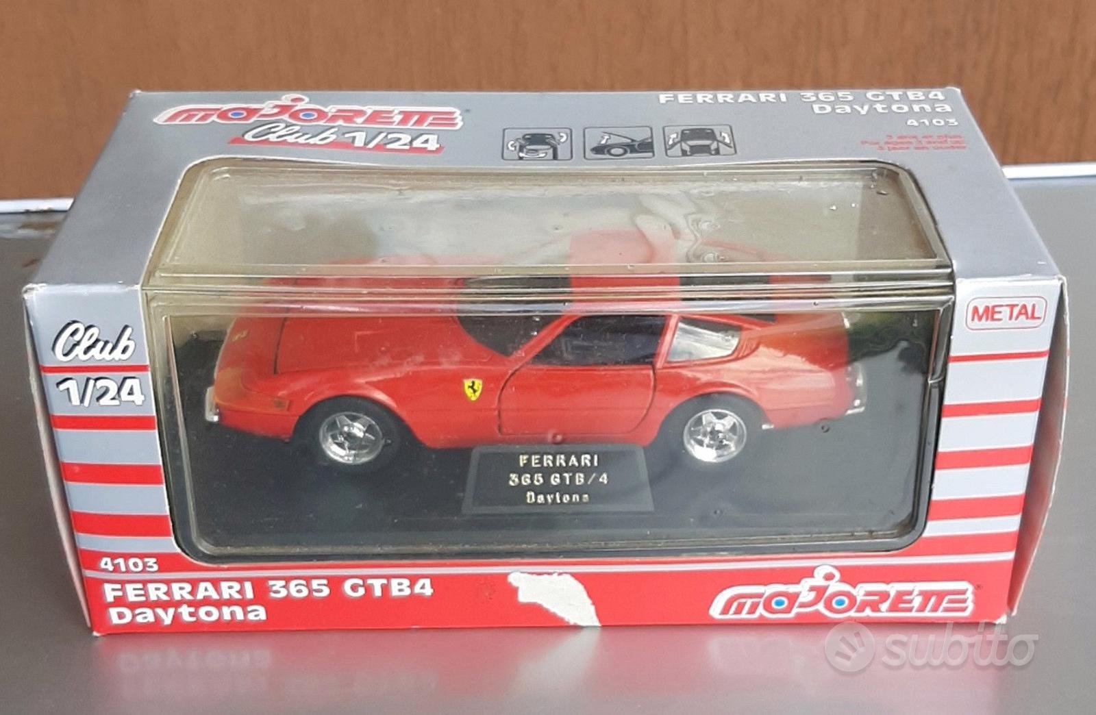 Miniature Ferrari 365 GTB/4 Daytona Majorette 1/24 - Occasion Très Bon état Sans Boîte