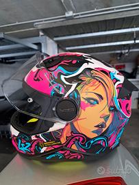 Casco moto bambina 7-9 anni