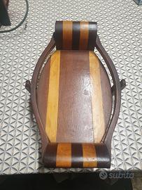 vassoio in legno vintage 