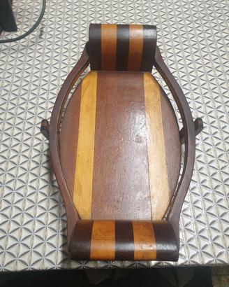 vassoio in legno vintage 