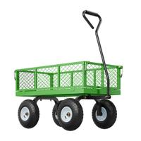 Carrello da Giardino in Acciaio 408,23 kg su Ruote