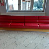 panche rivestite in pelle