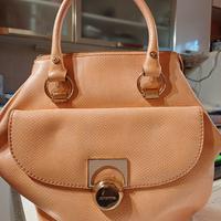 Borsa Cromia con manici corti e tracolla