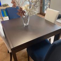 Tavolo legno Calligaris allungabile con 6 sedie