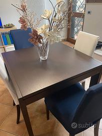 Tavolo legno Calligaris allungabile con 6 sedie