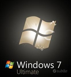 Licenza Windows  7  Ultimate Retail no OEM 