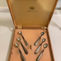Set cucchiaini caffe argento 800