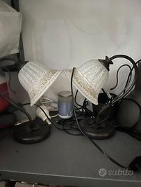 Set lampadario piu lampade