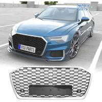 GRIGLIA AUDI A6 2019-2024 LOOK RS6 NERO CROMATO