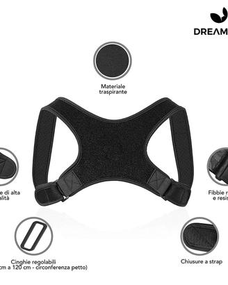 Fascia Correttore Postura Spalle Schiena: Supporto