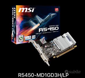 MSI AMD Radeon HD 5450 scheda grafica video