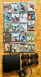 PlayStation 3 + 4 joystick + 20giochi