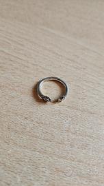 Anello aperto della collezione Nove25 Snake Unisex
