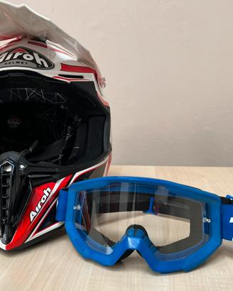 Casco Airoh Helmet size M + mascherina