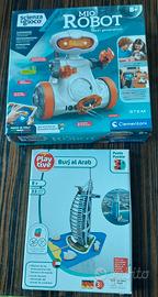 Mio Robot Clementoni e Puzzle 3D Play-tive nuovi