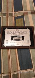 Quadretto Rolls-Royce vintage 
