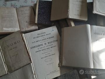 Lotto di 40 Libri antichi del 1800