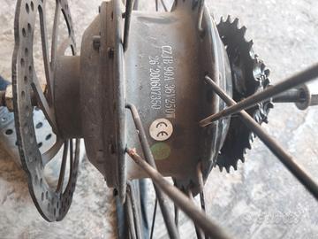 Ruota bici elettrica
