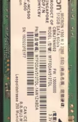 Ssd m.2 Sata 512gb