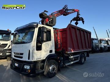 Iveco 160e28 gru caricatore MEC ribaltabile 2011
