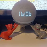 supporto Alexa Echo Dot 4 e 5  gatti Aristogatti