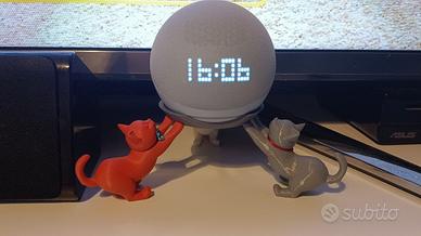supporto Alexa Echo Dot 4 e 5  gatti Aristogatti