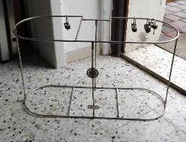 Supporto porta parabordi inox