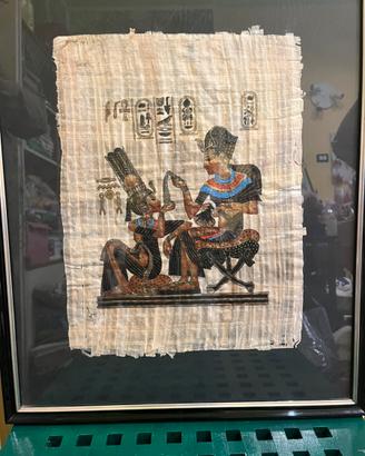 Papiro egizio firmato e certificato