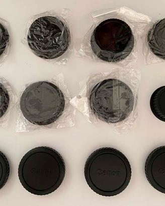 Set di 10 tappi per ottiche e corpo Canon