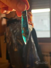 Collana in resina “goccia d’oceano”