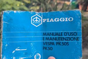 libretto uso e manutenzione Piaggio vespa 50 pk 