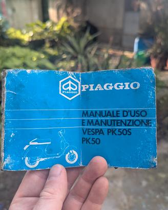 libretto uso e manutenzione Piaggio vespa 50 pk 