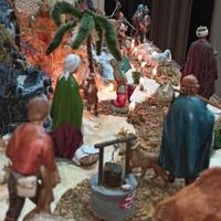 Presepe artigianale napoletano grande. Roma