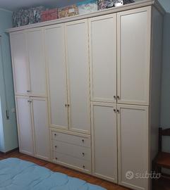ARMADIO MONDO CONV CECILIA a 10 ante  e 3 cassetti