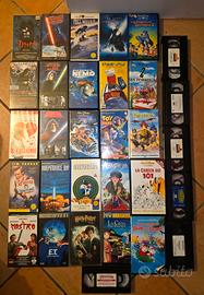 videocassette cartoni animati +film 