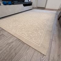 Tappeto sardo artigianale in lana fatto a mano