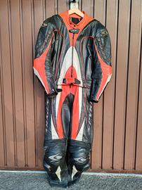 tuta moto in pelle